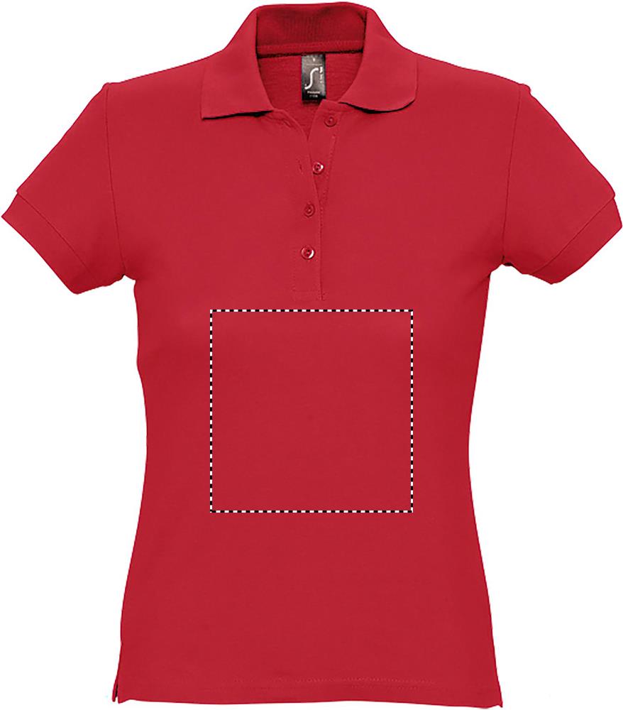 PASSION WOMEN POLO 170g front rd