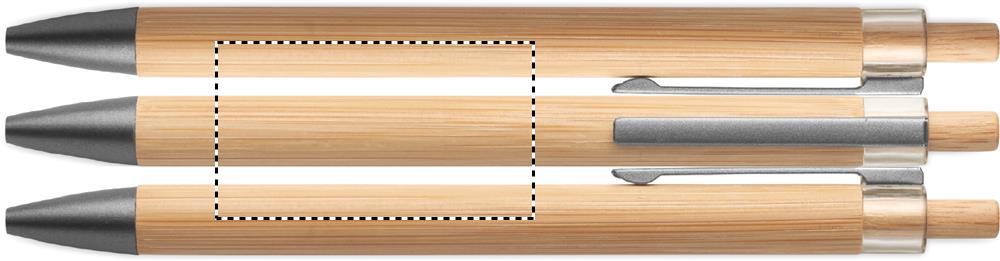 Penna a pulsante in bambù roundscreen 40