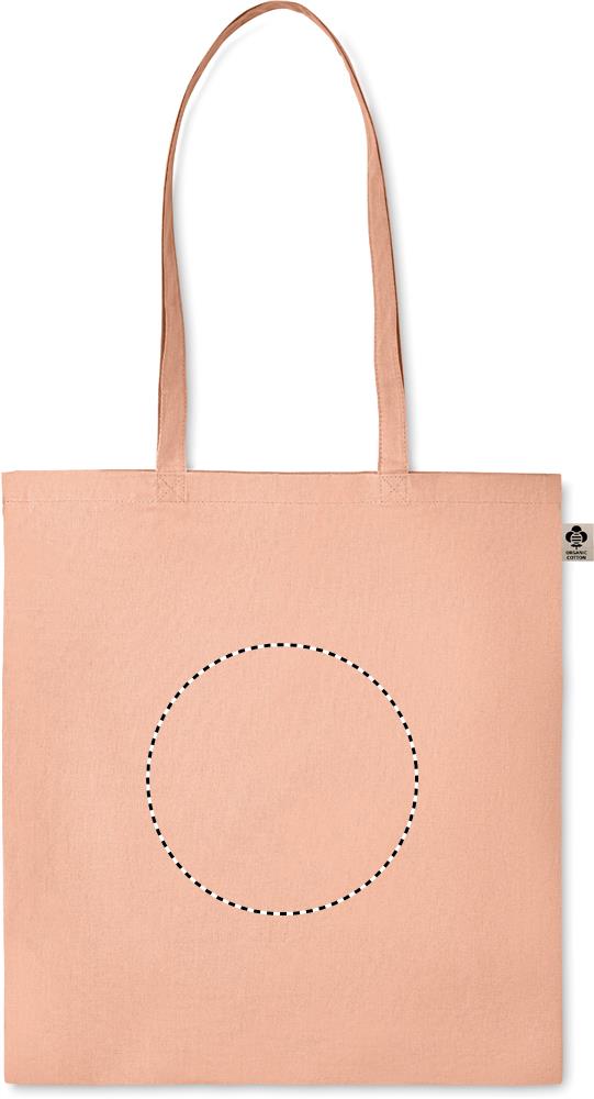 Organic cotton shopping bag embroidery 10