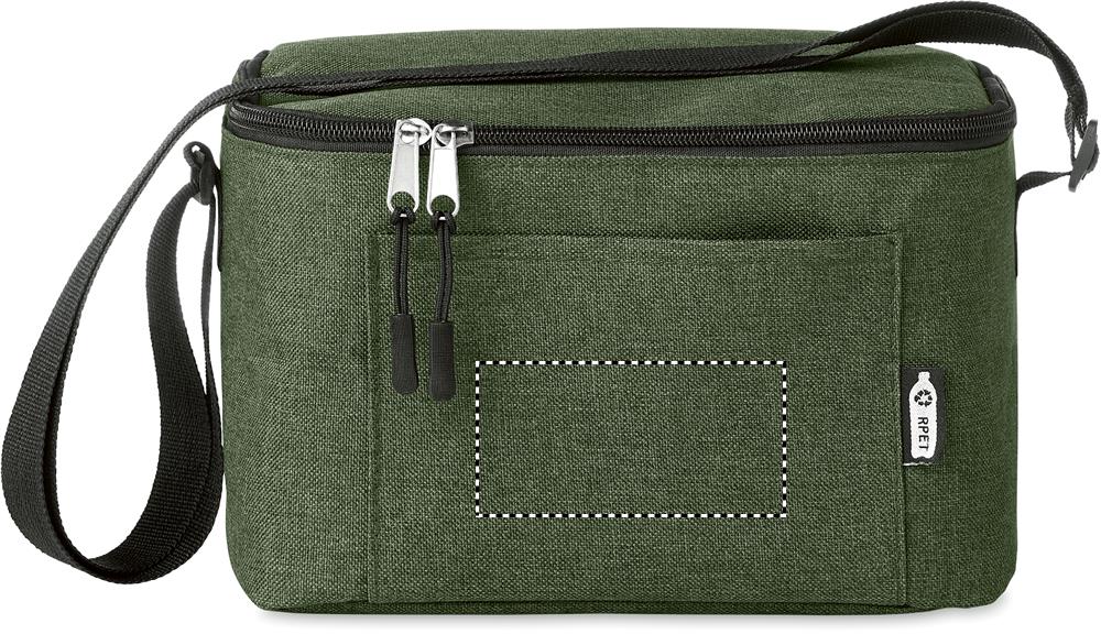 600D RPET Cooler bag for cans pocket 60
