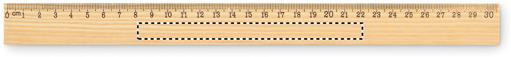 Righello in legno 30 cm cm side 40