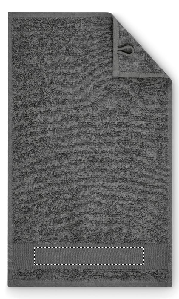 Asciugamano da ospite in cotone strip embroidery 15