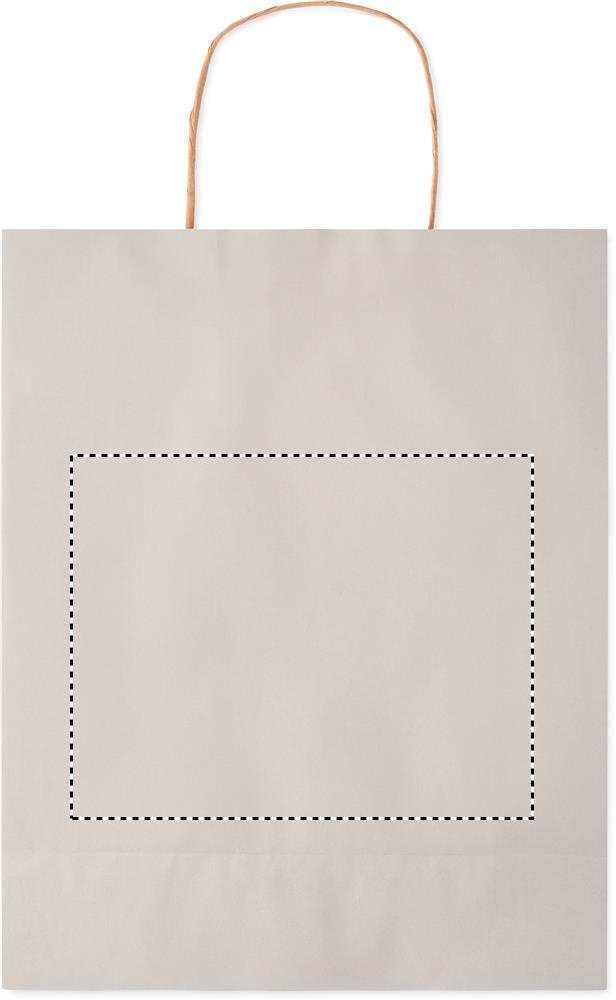Medium Gift paper bag  90 gr/m² back 06