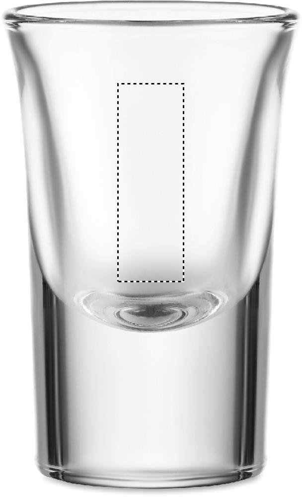 Bicchiere da shot 28ml front laser 22