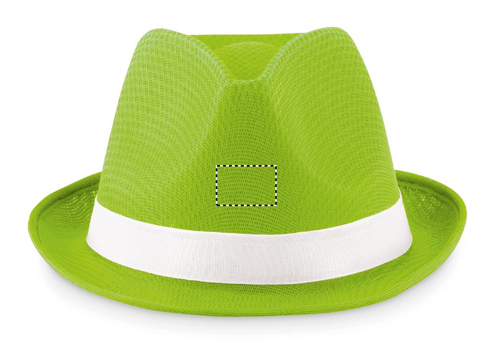 Cappello poliestere colorato front 48