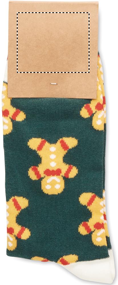 Pair of Christmas socks L cardboard side 2 08