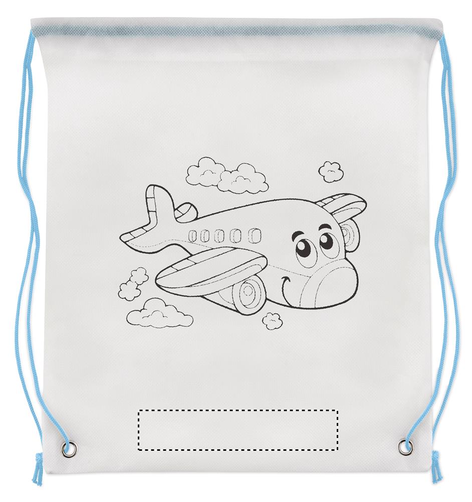 Non woven kids bag with pens front lower 66
