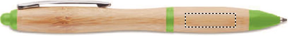 Penna a sfera in ABS e bamboo barrel left handed 48