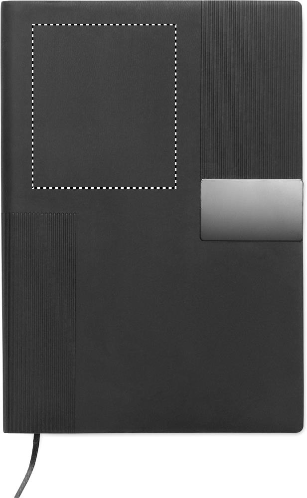 Notebook A5 in morbido PU front upper 03