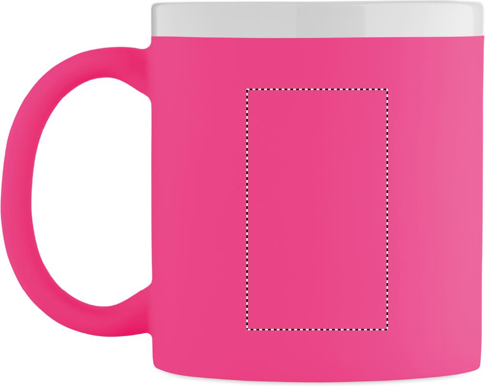 Ceramic mug 300ml left handed 72