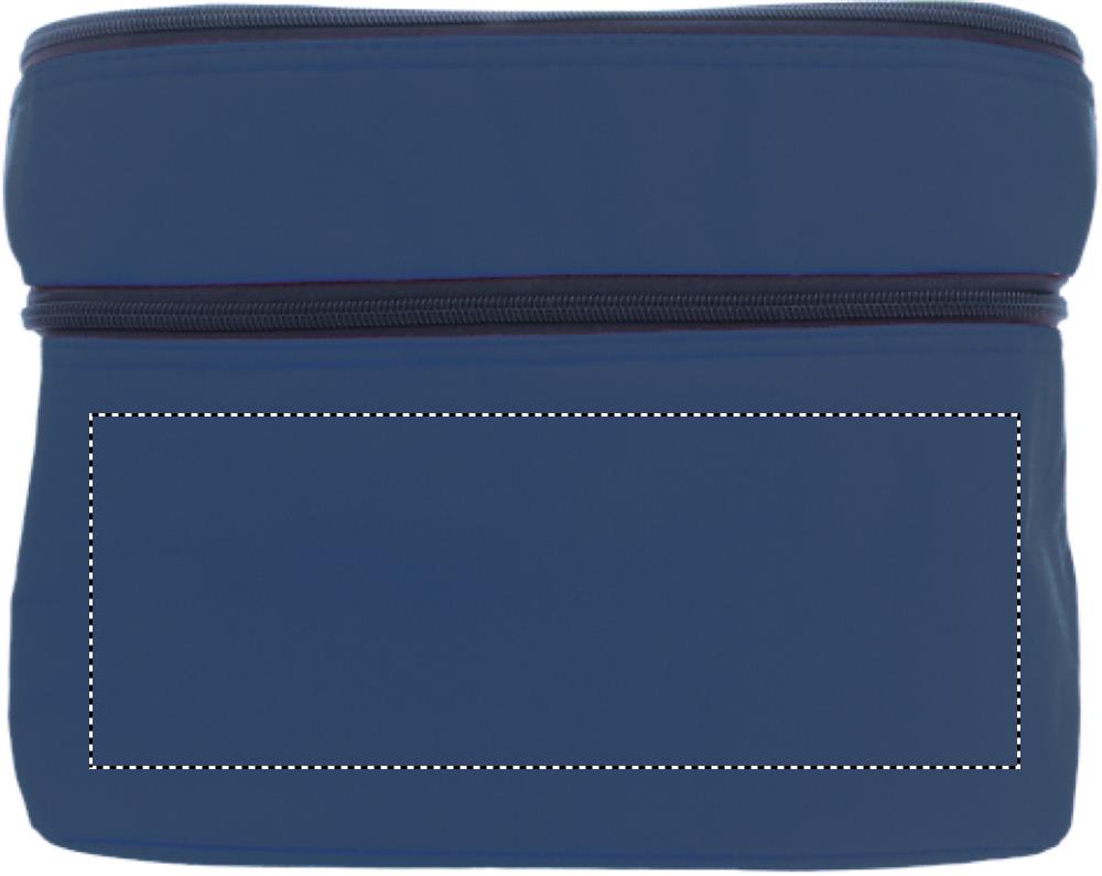 Cooler bag with 2 compartments front bottom 04