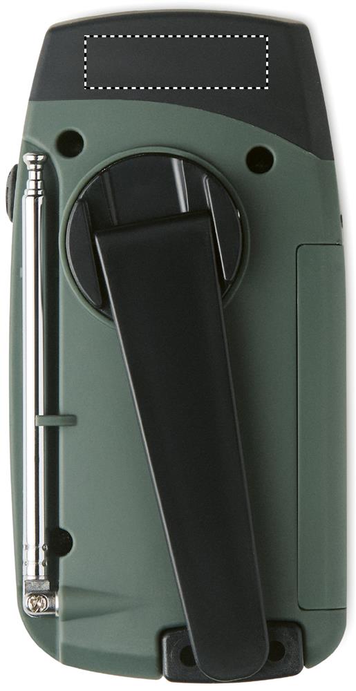 Radio portatile con torcia LED back 60