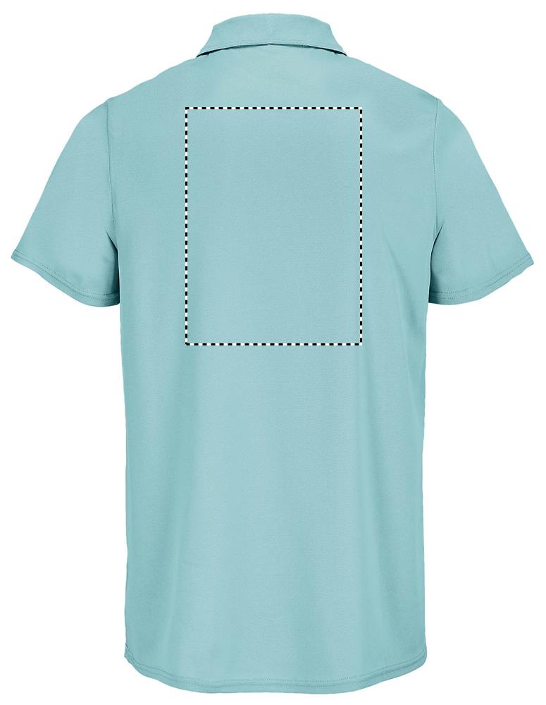 PITCHER UNISEX POLO back bp