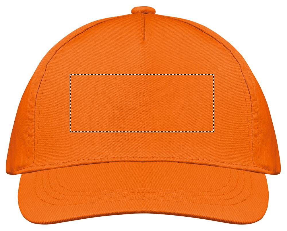 5 panel baseball cap front screen 10