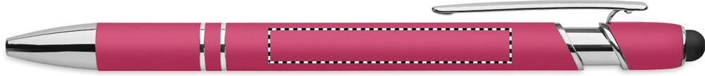 Recycled aluminium stylus pen clip right handed 38