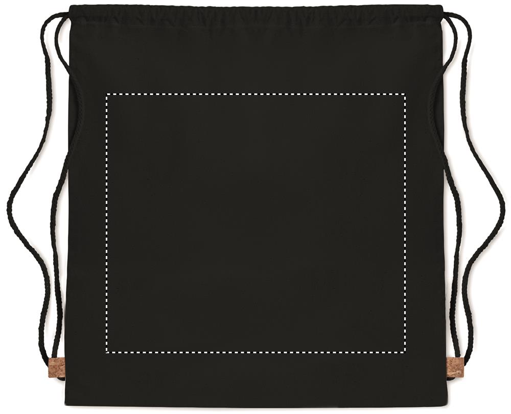 160gr/m² cotton drawstring bag back td1 03