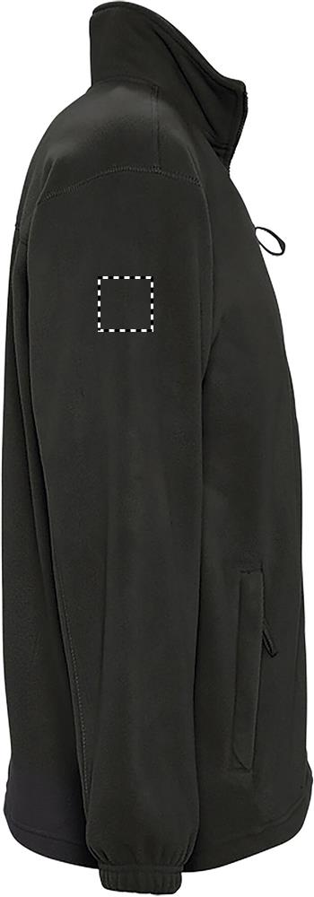 NORTH Zipped Fleece Jacket arm right bk