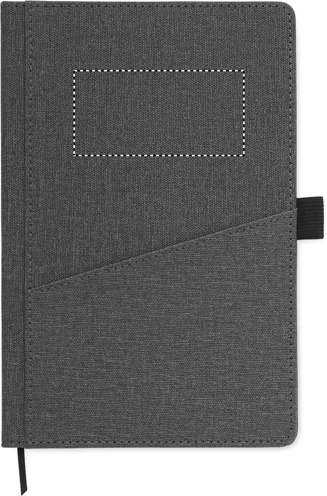 Notebook A5 in PU front top pad 15