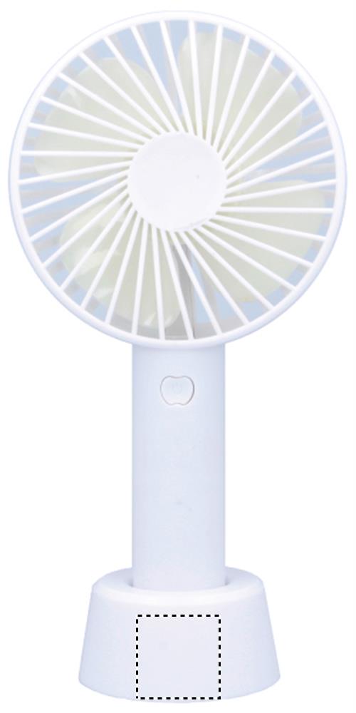 USB desk fan with stand  stand front 06