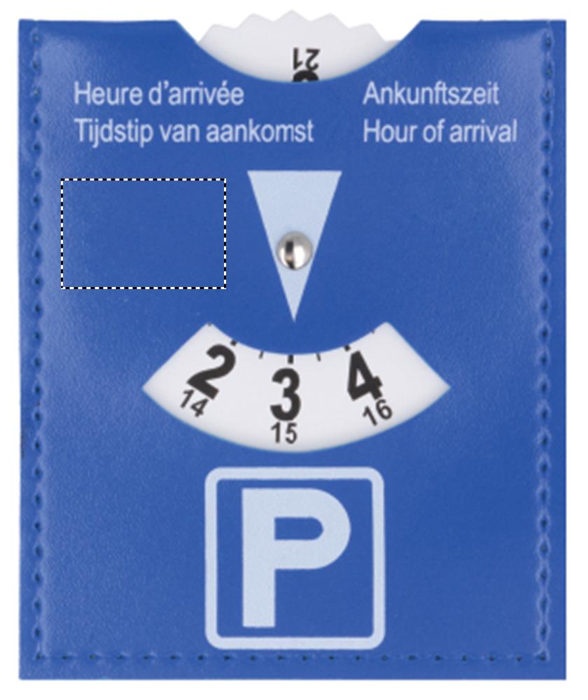 Parking card in PVC front left 04