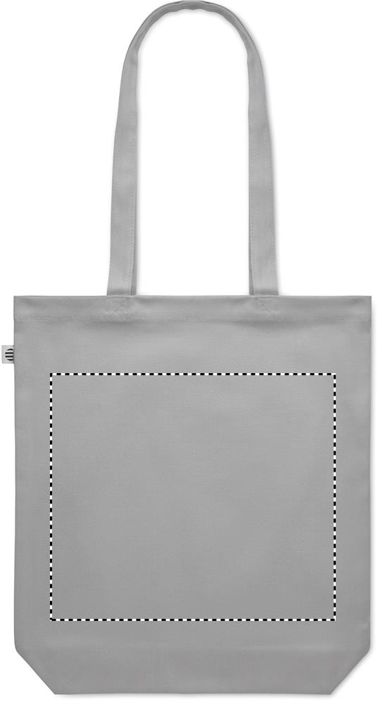 Canvas shopping bag 270 gr/m² back 07