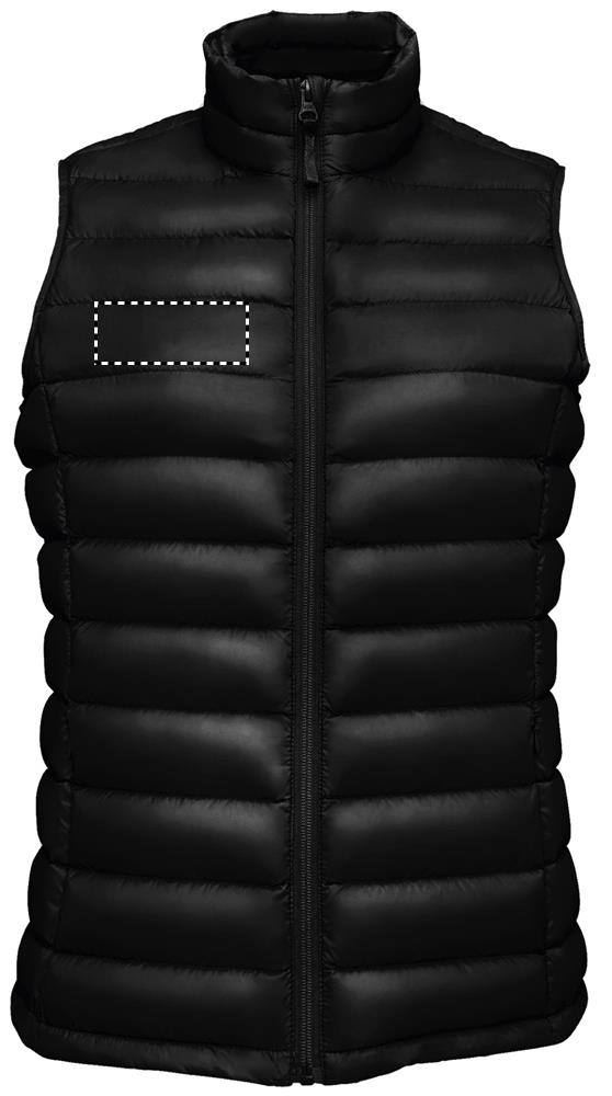 WILSON BW WOMEN BODYWARMER chest right bk