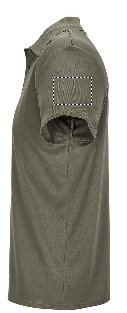 PITCHER UNISEX POLO arm left ar