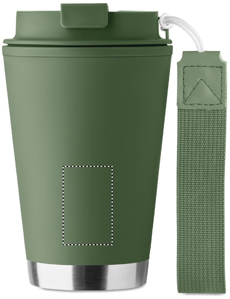 Bicchiere a doppio strato. 300 ml. front lower 60