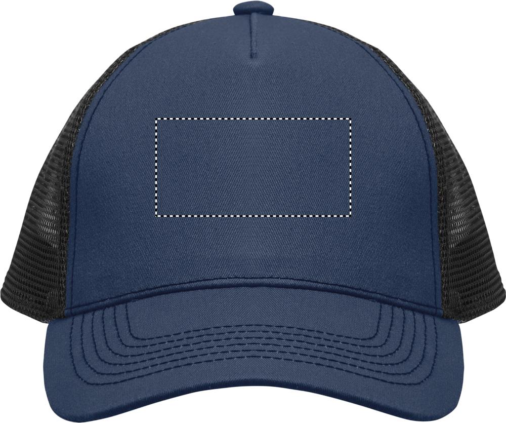 5 panel trucker cap front 85