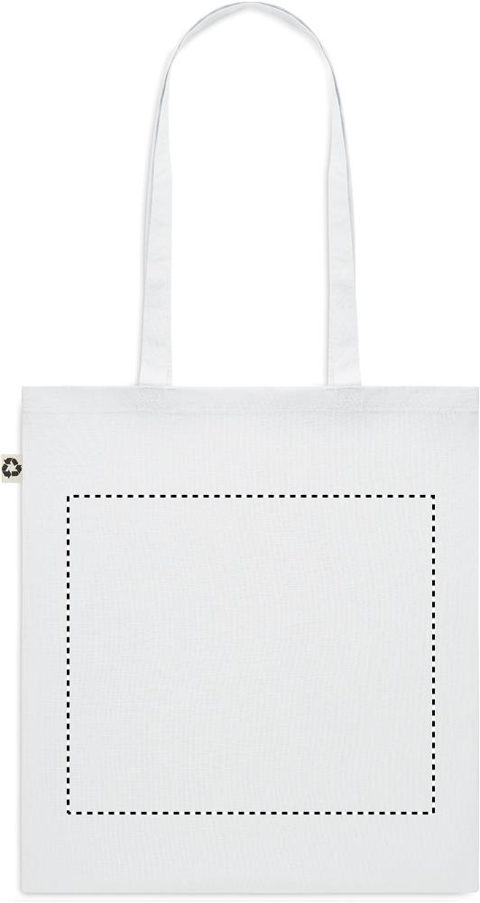 Recycled cotton shopping bag back td1 06