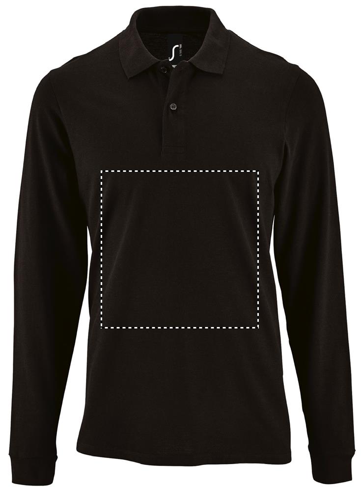 PERFECT MEN LSL POLO 180g front bk