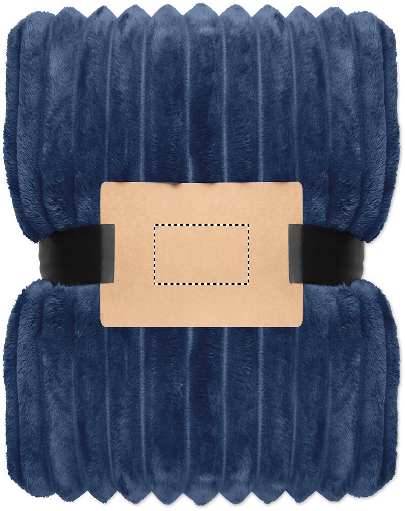 Coperta a righe in pile RPET inlay pad 04
