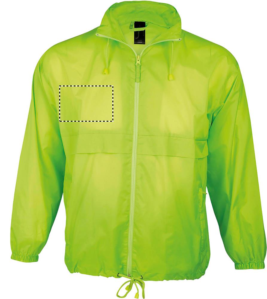 Giacca a vento SURF Unisex chest right nl