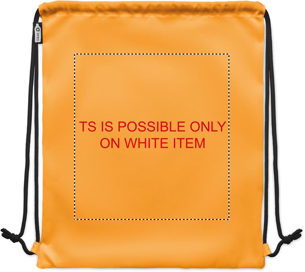 Sacca grande 300D RPET back on white 10