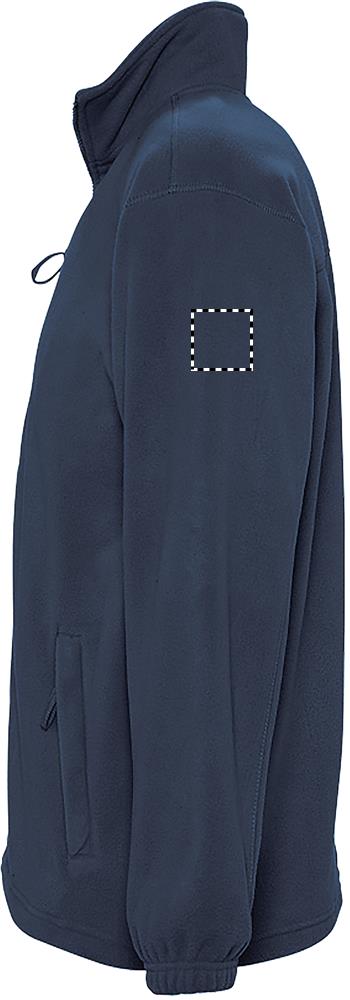 NORTH Zipped Fleece Jacket arm left ny