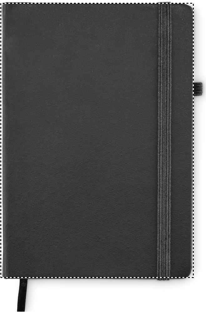 Recycled PU A5 lined notebook front pd 03