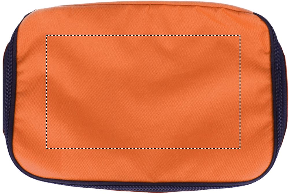 Cooler bag with 2 compartments flap 10