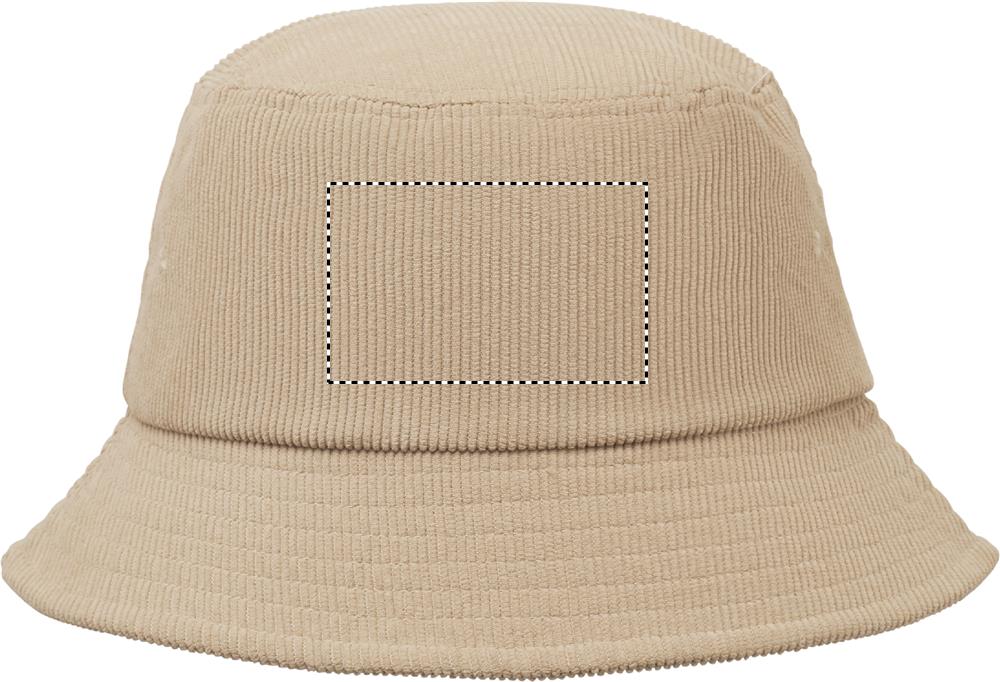 Corduroy bucket hat back embroidery 13