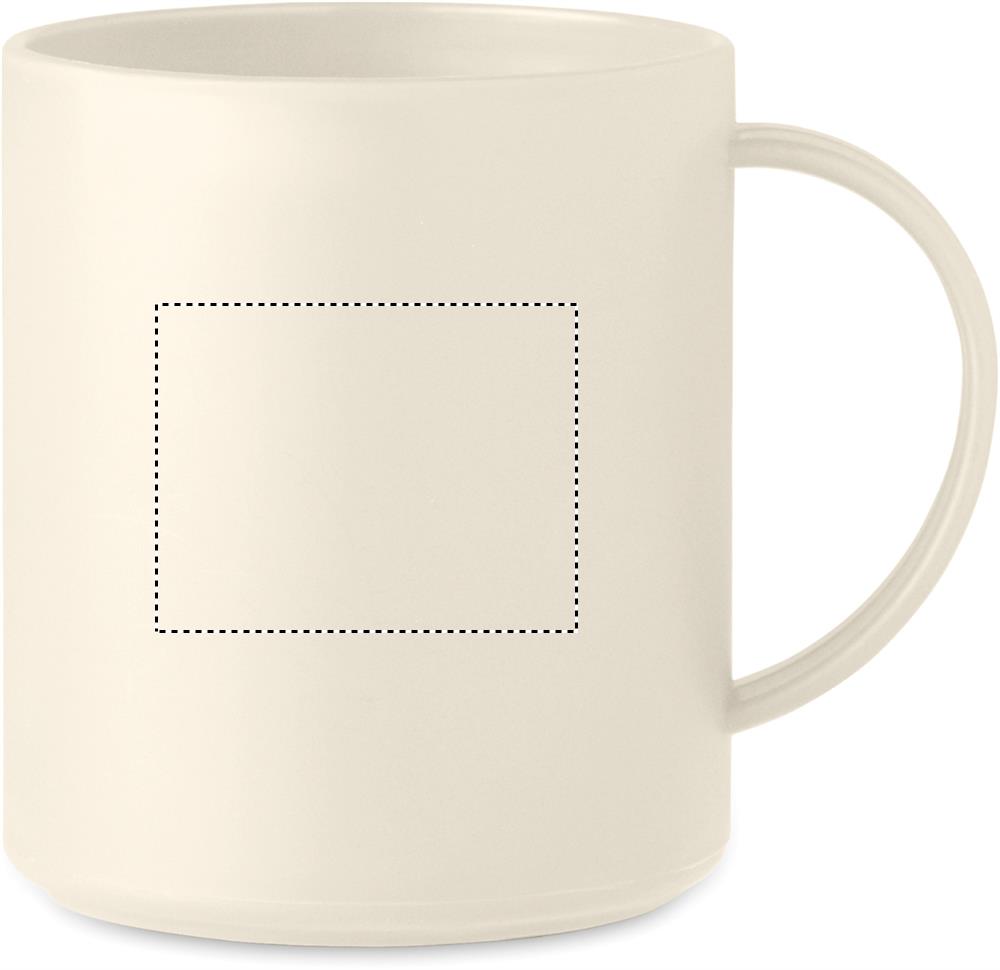 Reusable mug 300 ml right handed 13