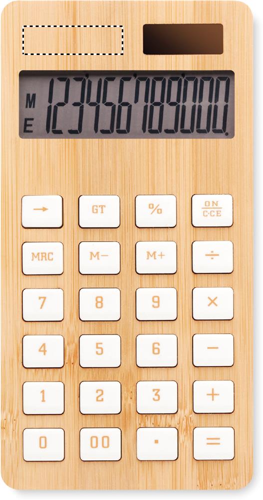 12 digit bamboo calculator above display 40