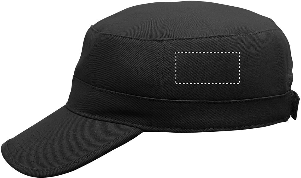 Cappello militare 260 gr/m² left side 03