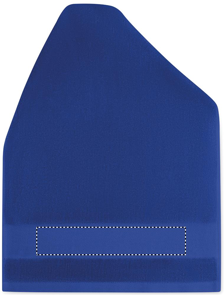 Cotton golf towel with hanger strap side 1 04