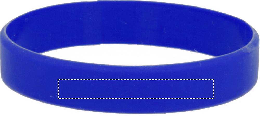 Silicone wristband band front 04