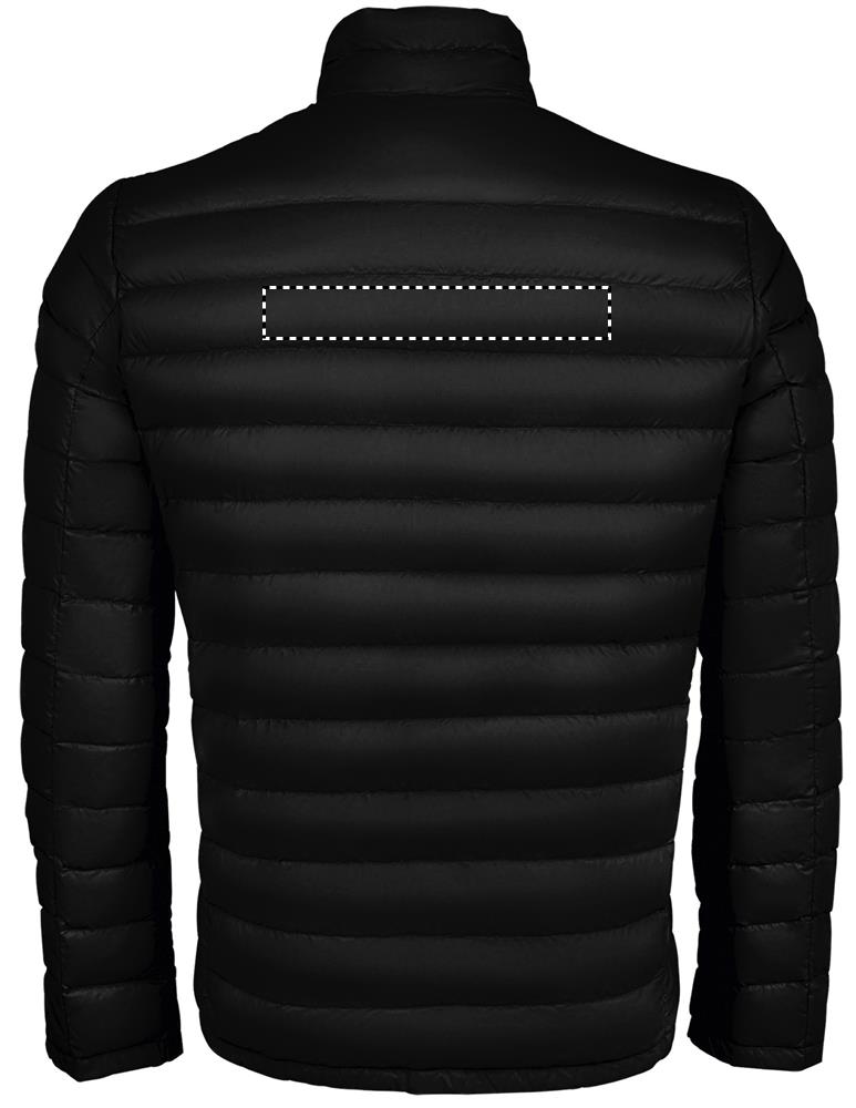 WILSON MEN LIGHT JACKET back strap bk