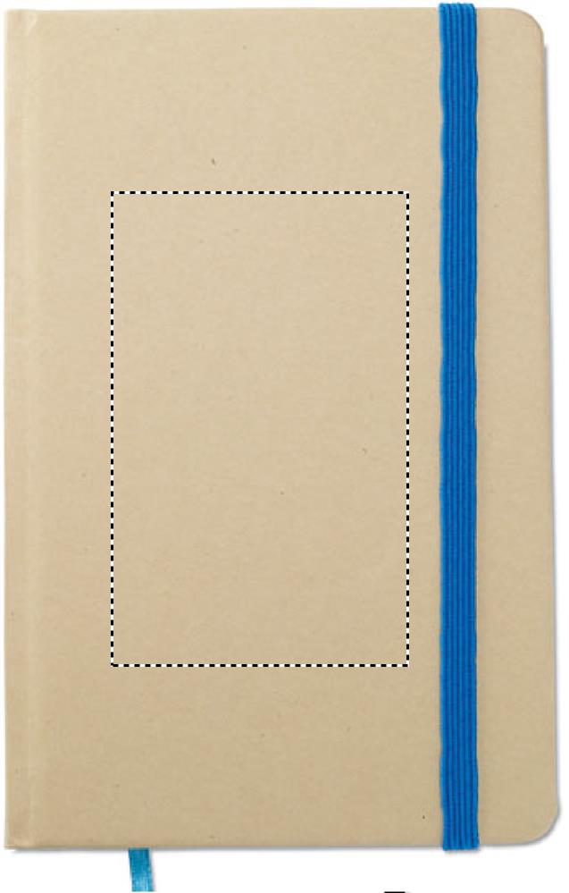 A6 recycled notebook 96 plain front 04