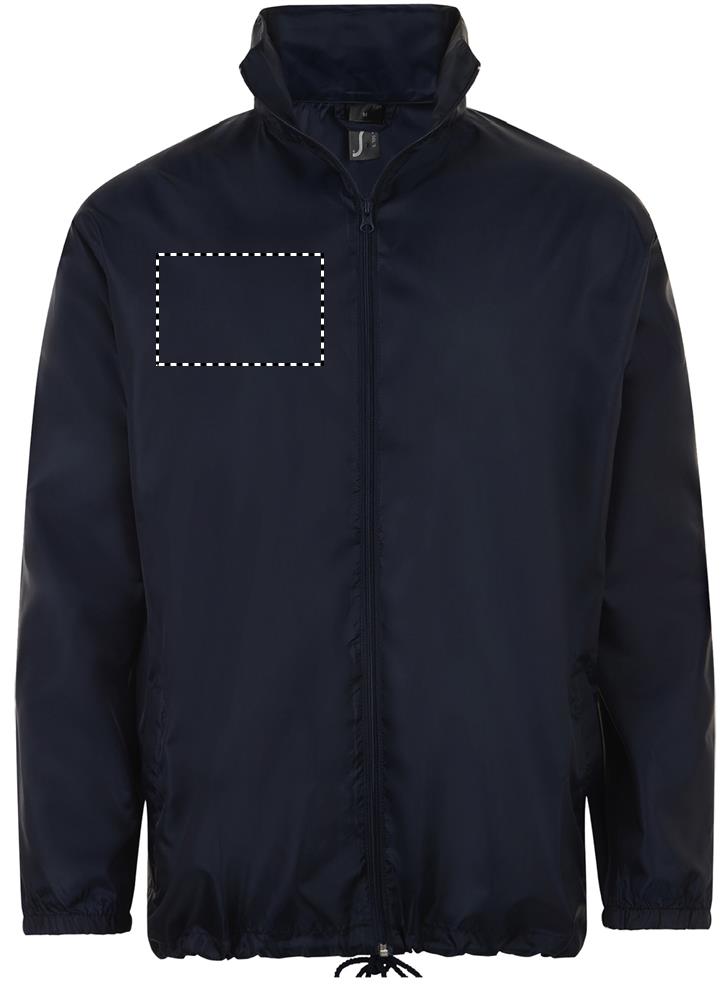 SHIFT UNISEX WINDBREAKER chest right fn