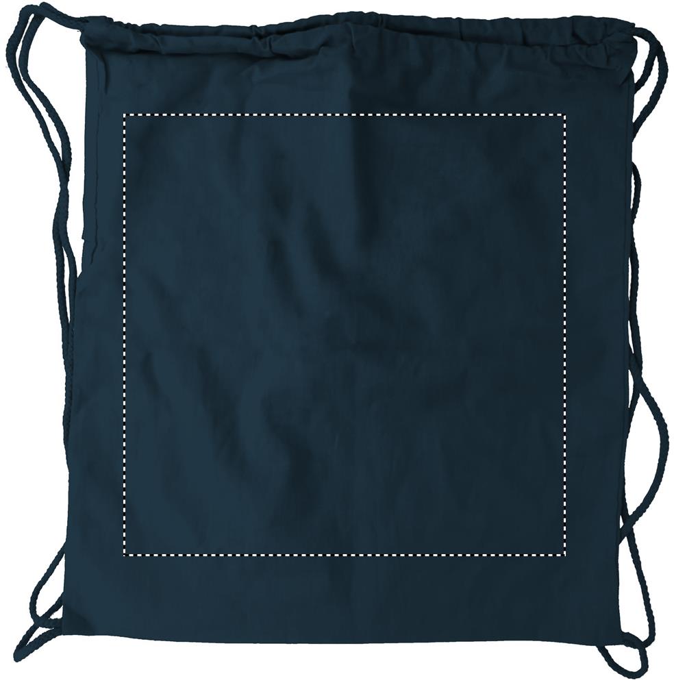 100gr/m² cotton drawstring bag front 85