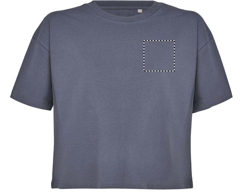 BOXY WOMEN OVERSIZE T-SHIRT chest mu