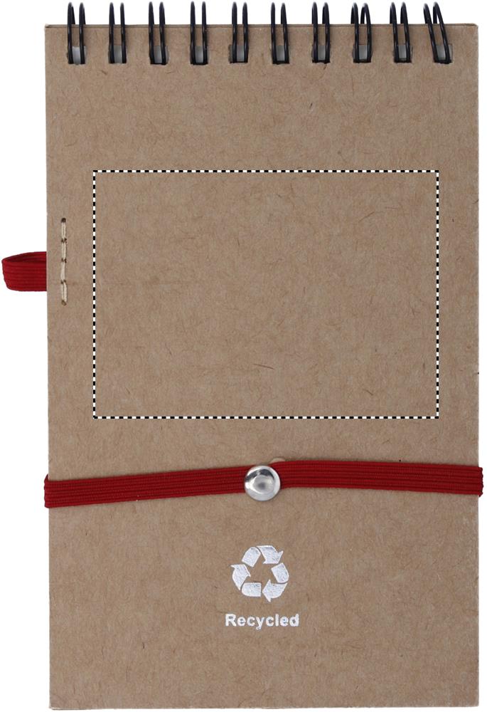 A6 recycled notepad with pen back 05