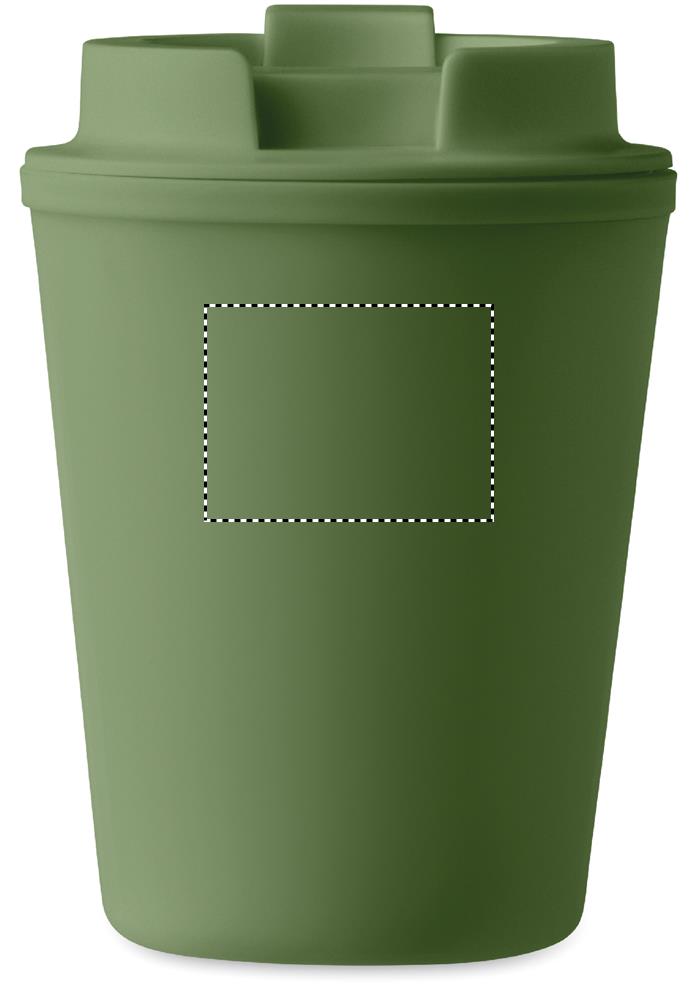 Recycled PP tumbler 300 ml back upper 60